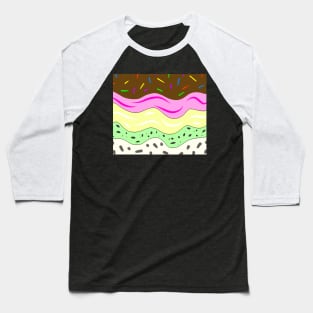 Ice cream sundae Baseball T-Shirt